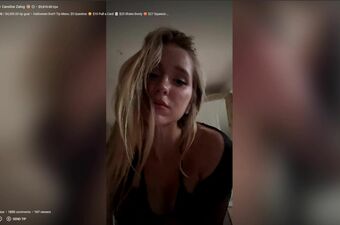 Caroline Zalog in Hot Halloween Livestream Part 3
 thumb